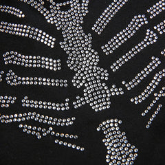 Bones – Bardot-Top mit Strass