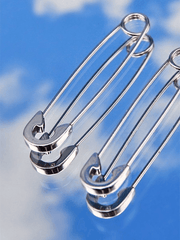 paper clip earrings