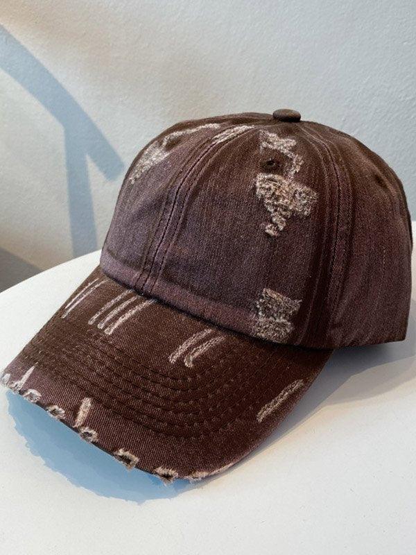 Gorra de béisbol vintage deslavada