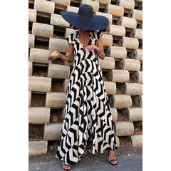 Casual Dress Holiday Loose Big Hem Dress for