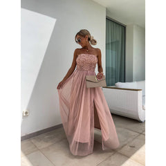 Casualwith Side Slit Dress Party Loose Vacation Dress