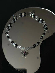 Spider Pendant Bead Necklace