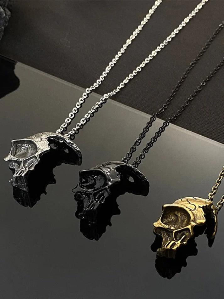 Gothic Skull Pendant Necklace