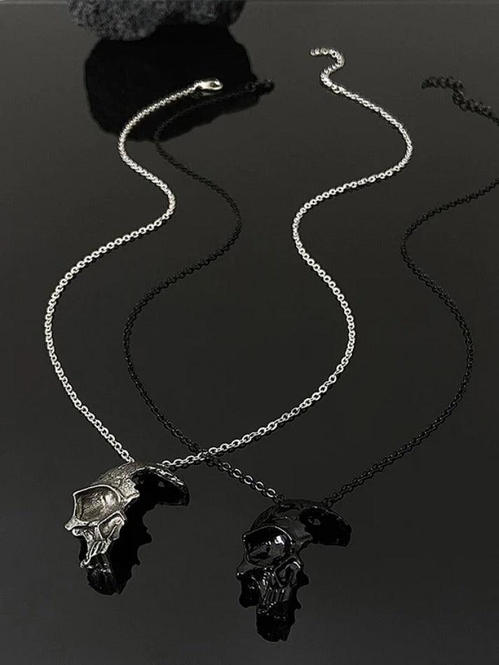 Gothic Skull Pendant Necklace