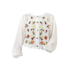 Cottagecore Floral Cardigan