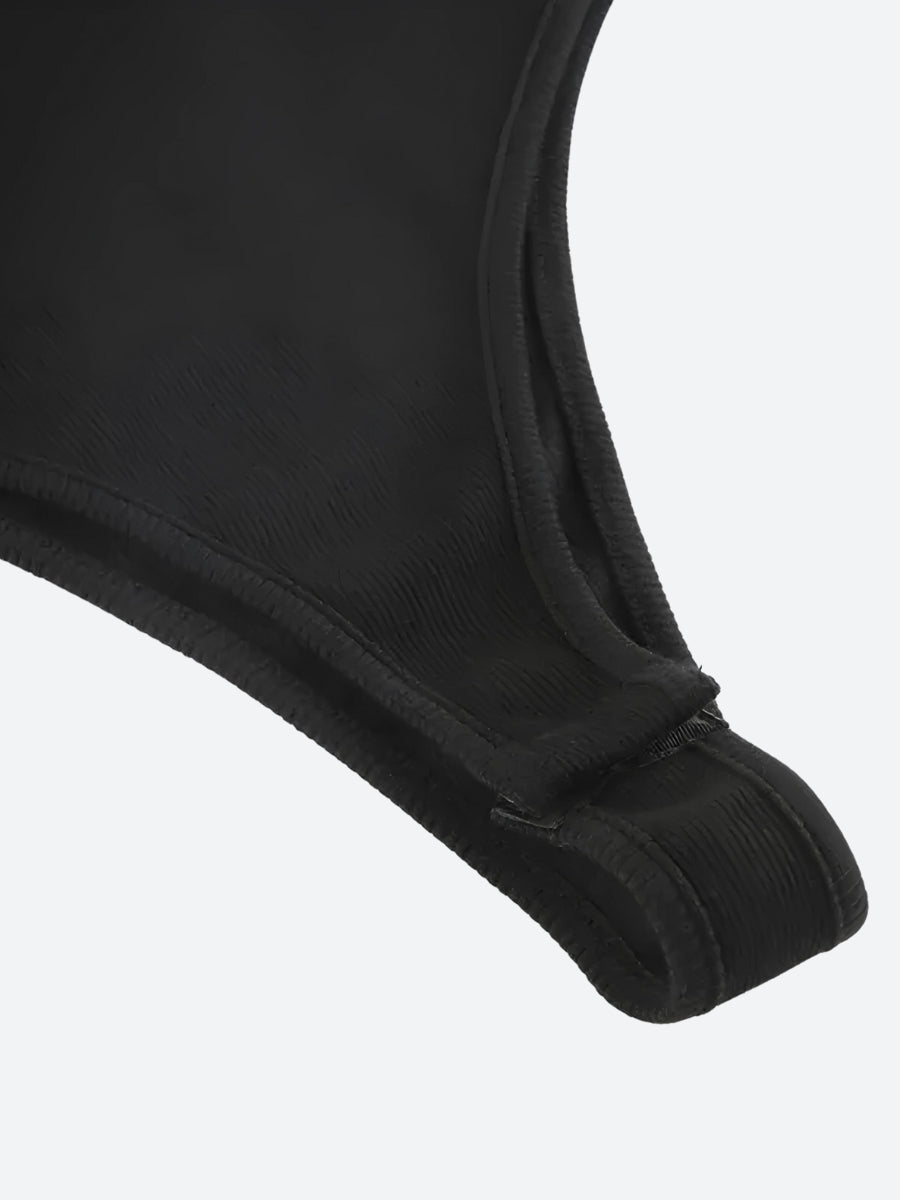 Cyberpunk-Cord-Bodysuit mit Cut-Outs