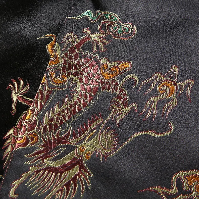 Rückenfreies Crop-Top mit Drachen-Print