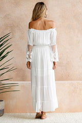 Dress Lace Stitching Dress for