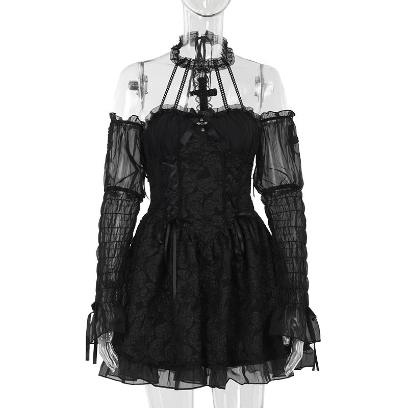 Fall Type Hip Elegant Slim Cross Halter