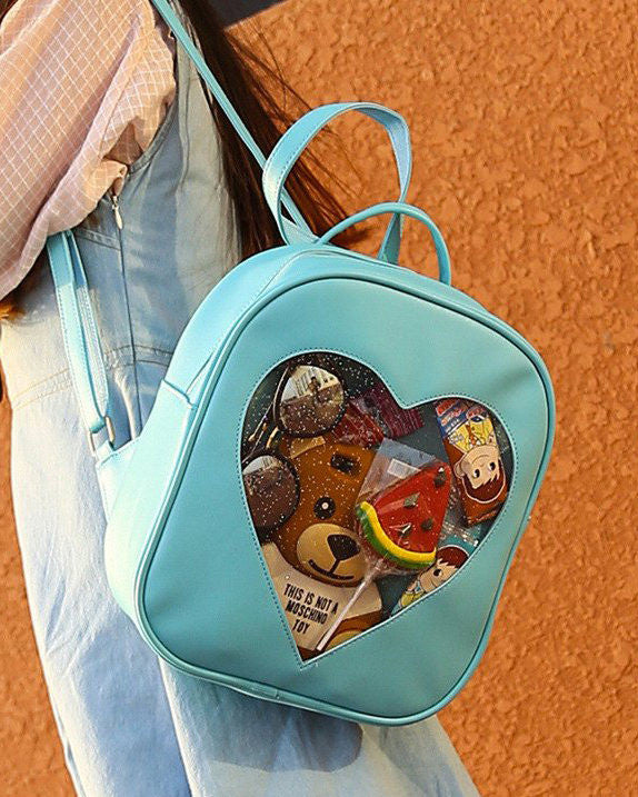 Heart Glitter Backpack