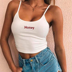 Honigfarbenes Riemchen-Bralette