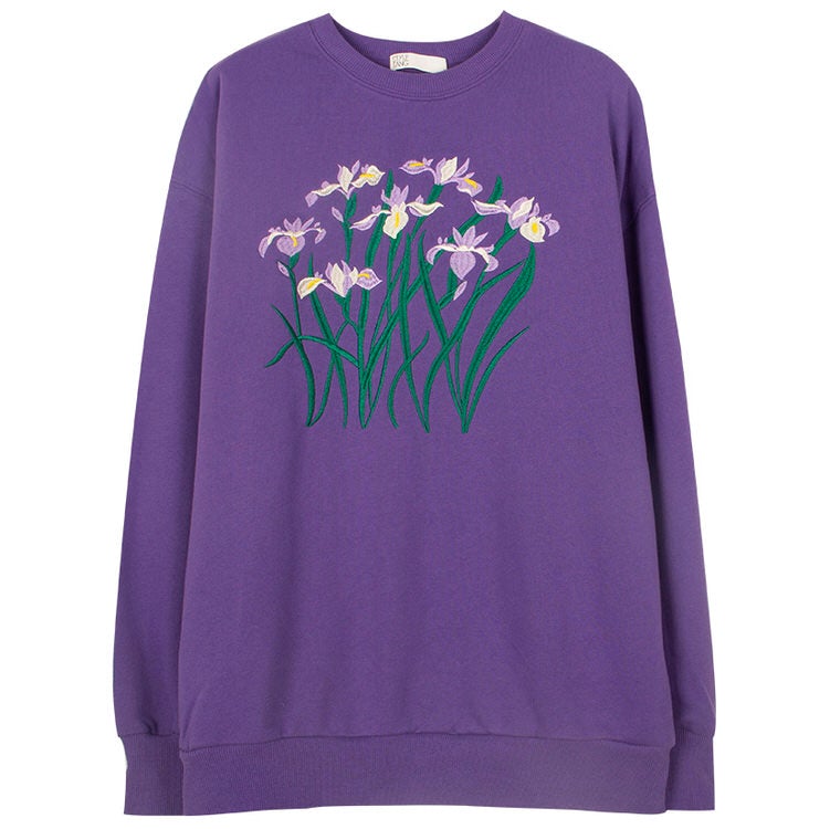 Sudadera con bordado de iris