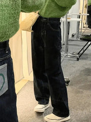 Boyfriend jeans with back patch