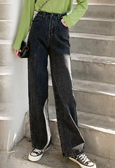 High waist loose boyfriend jeans