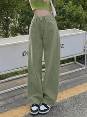 Slightly Washed Baggy Boyfriend Jeans