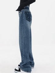 Classic Contrast Boyfriend Jeans