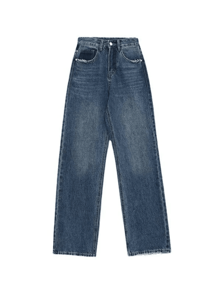 Classic Contrast Boyfriend Jeans