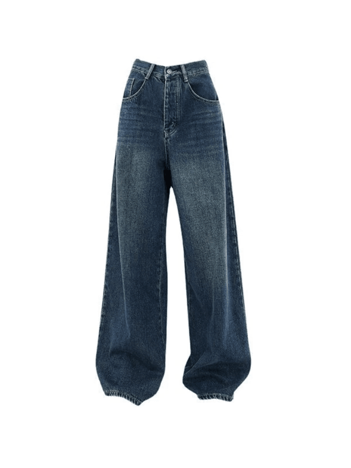 Classic Straight Leg Denim Boyfriend Jeans