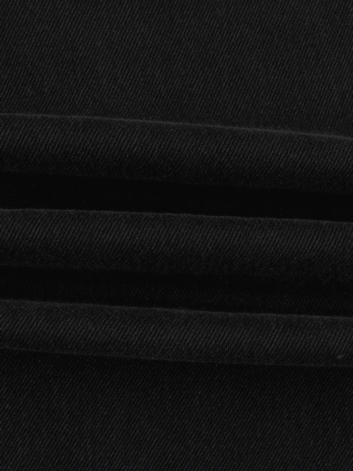 Faded black striped boyfriend jeans