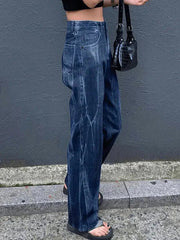 Vintage tie-dye boyfriend jeans