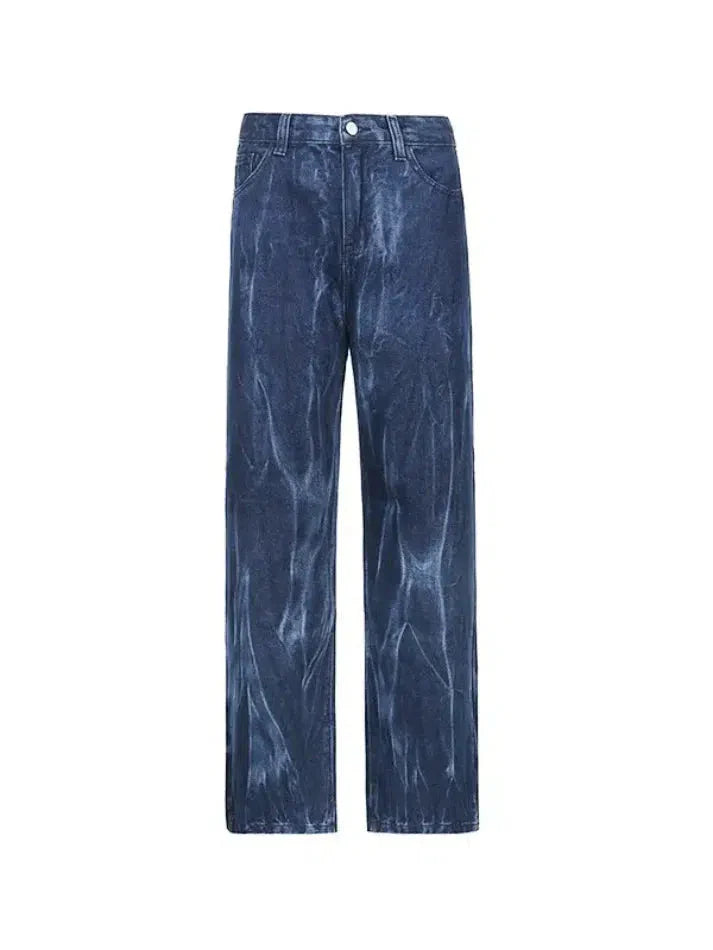 Vintage tie-dye boyfriend jeans