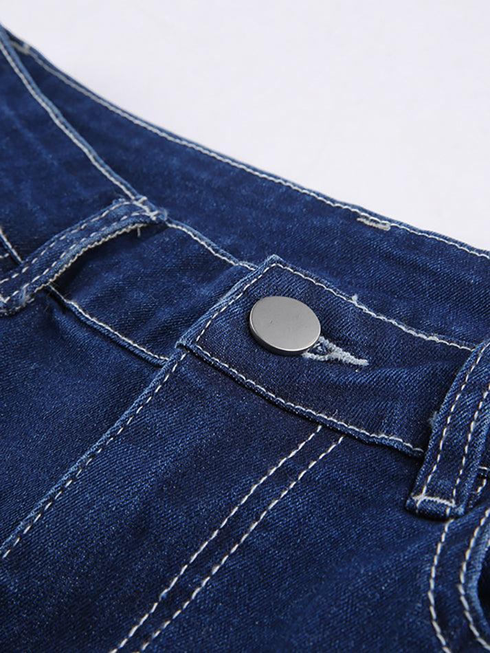 Klassische High-Rise-Flare-Jeans