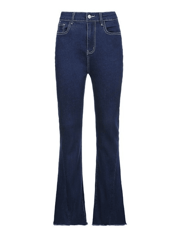 Klassische High-Rise-Flare-Jeans