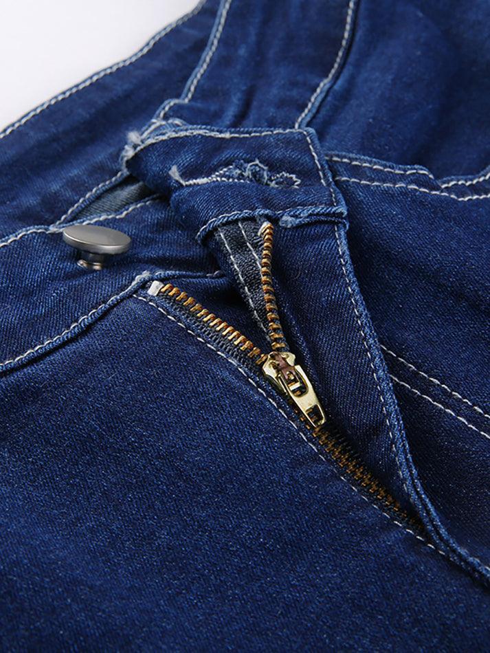 Klassische High-Rise-Flare-Jeans