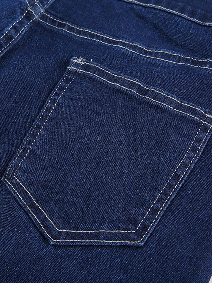 Klassische High-Rise-Flare-Jeans