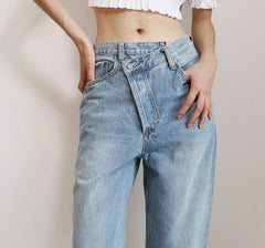 "Irina" high-waisted jeans