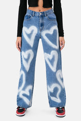 "Mara" high-waisted jeans