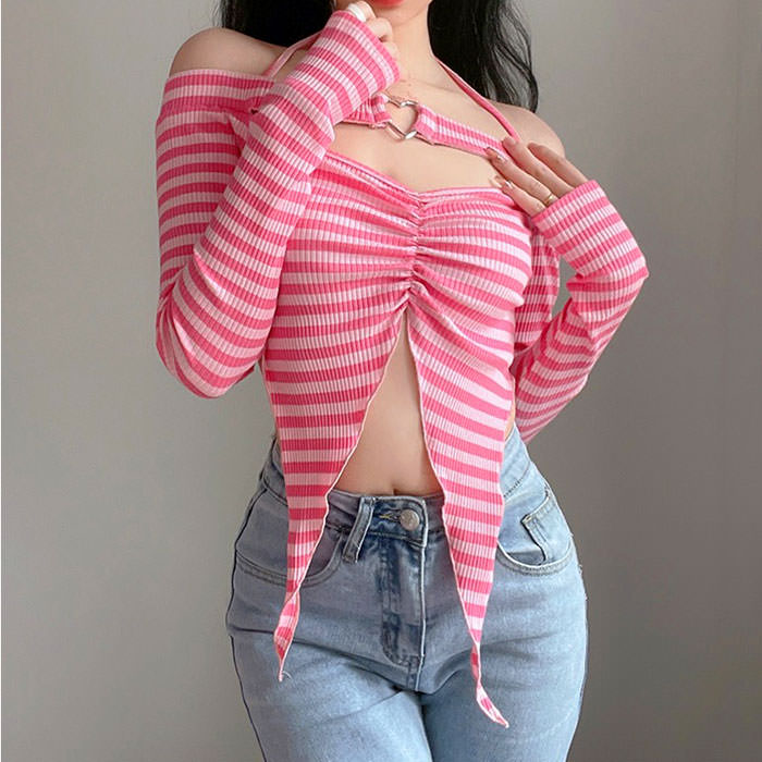 Like It s 2007 Striped Top
