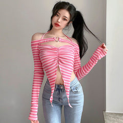 Like It s 2007 Striped Top