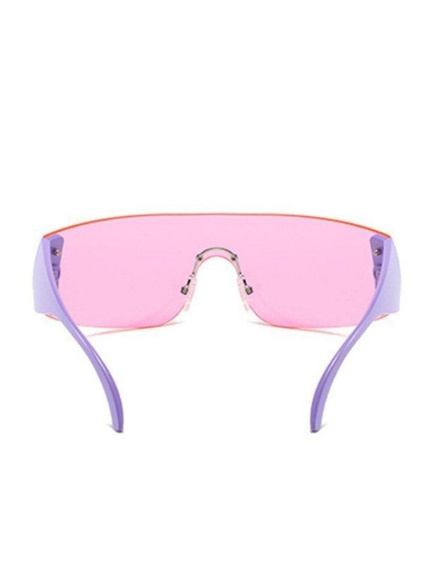 Y2K Futuristic Rimless Sunglasses