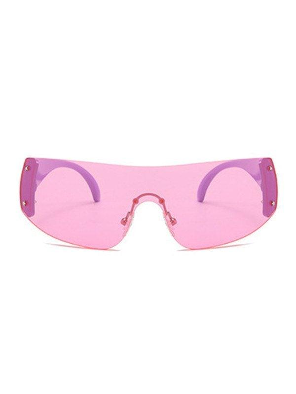 Y2K Futuristic Rimless Sunglasses