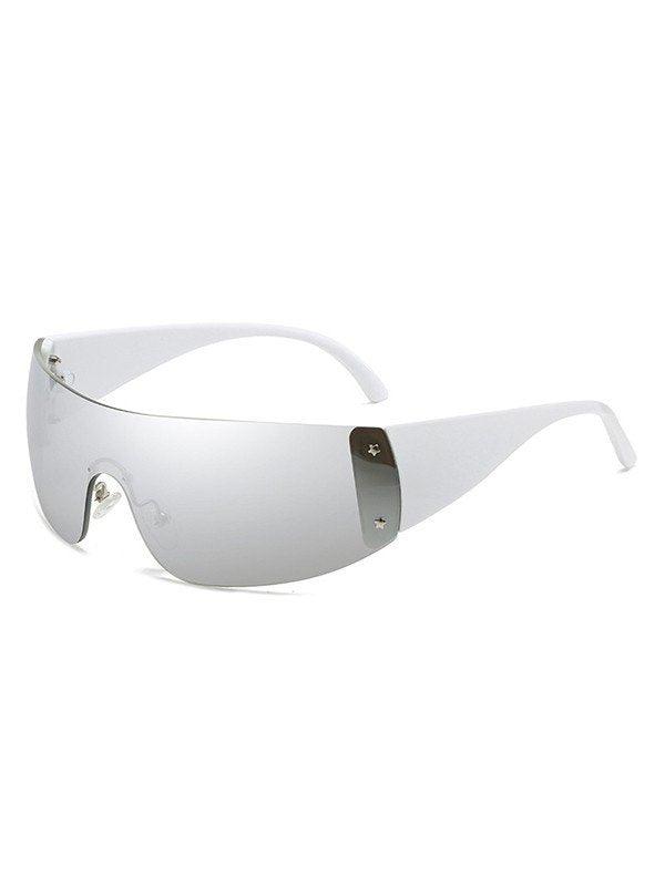 Y2K Futuristic Rimless Sunglasses