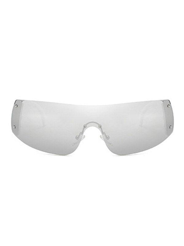 Y2K Futuristic Rimless Sunglasses