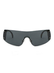 Y2K Futuristic Rimless Sunglasses