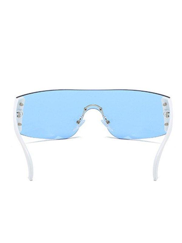 Y2K Futuristic Rimless Sunglasses