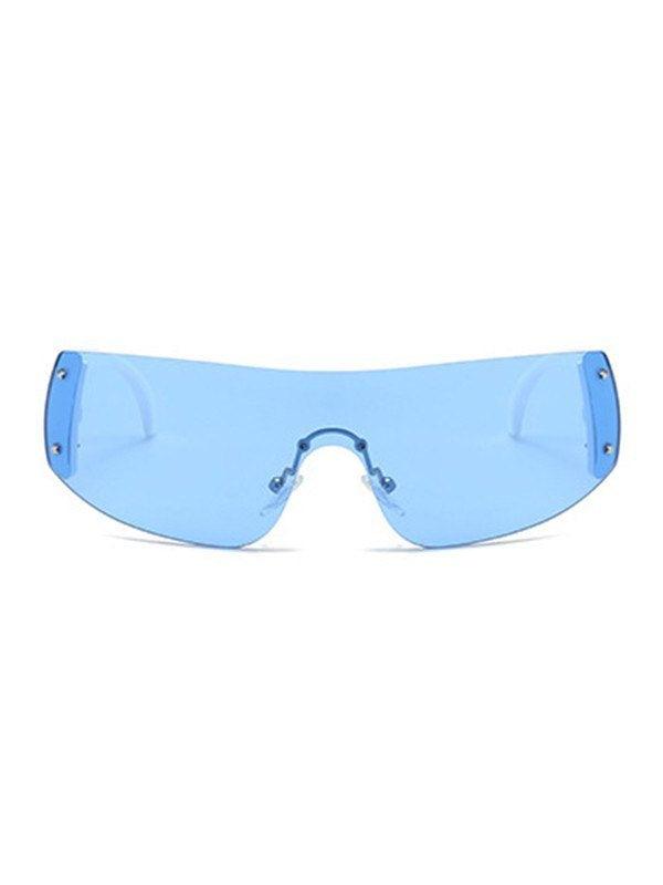 Y2K Futuristic Rimless Sunglasses