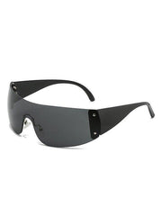 Y2K Futuristic Rimless Sunglasses