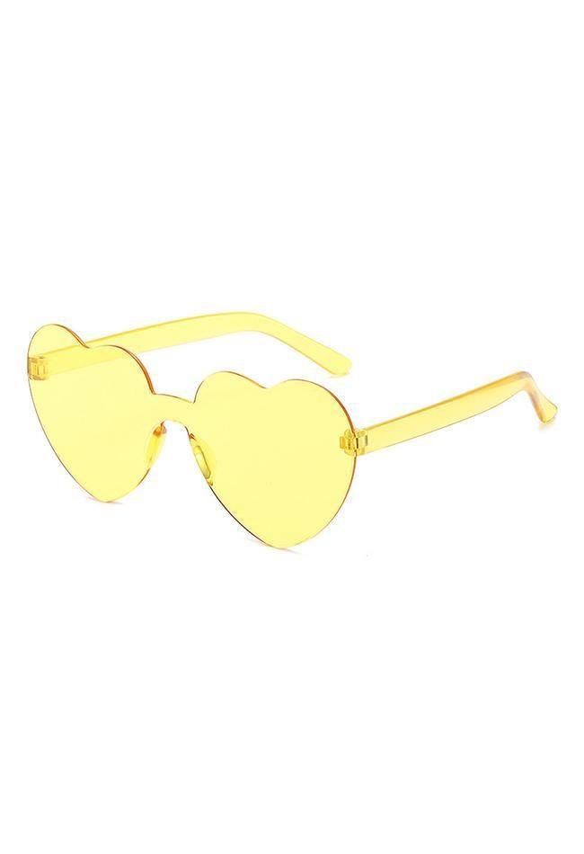 Heart frame sunglasses