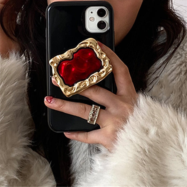 iPhone-Hülle mit Metall-Edelstein
