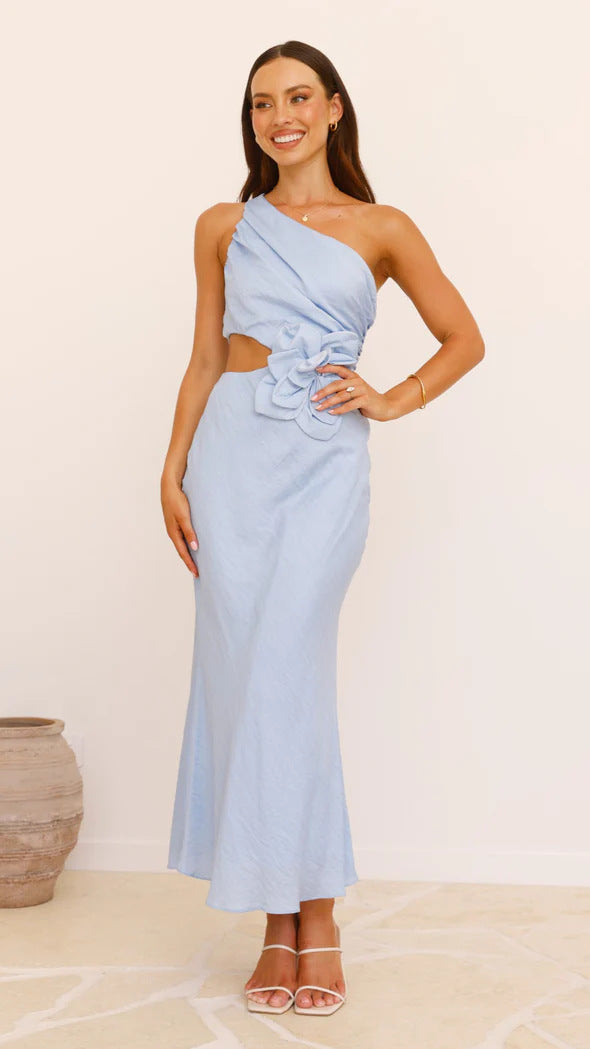 Slim Solid Color Tube Top Dress