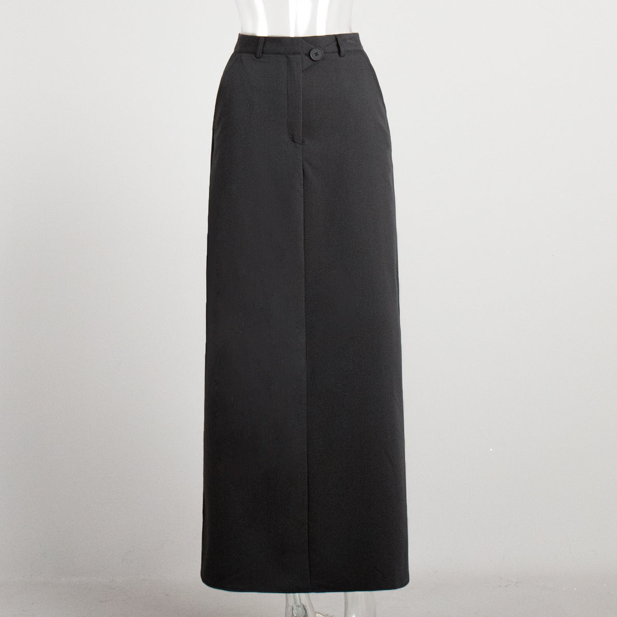 Split Skirt  High Waist Office Skirt A line Dress