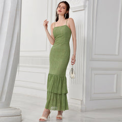 Party Party Strap Fishtail Dress