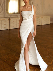 Tube Top Slit Dress Trailing Direct Supply