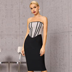Vestido largo negro sin mangas con escote en V y color liso, elegante vestido de noche para fiesta en la alfombra roja