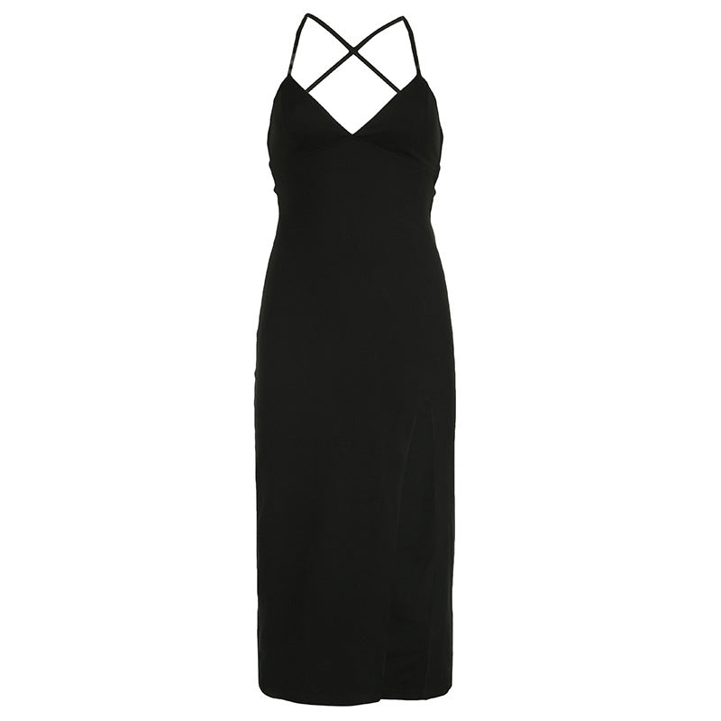 V neck Elegant Party Sling Maxi Dress Arrival Slit Dress