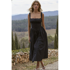 Sling Floral Vacation Slim Fit Sleeveless Dress for